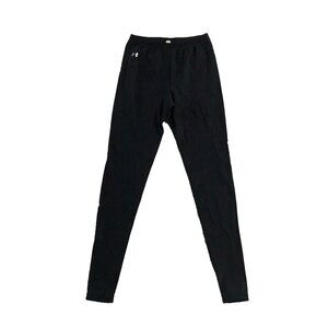 VTG Under Armour Legging Womens SM Black Compression Skinny Pants Elastic Waist